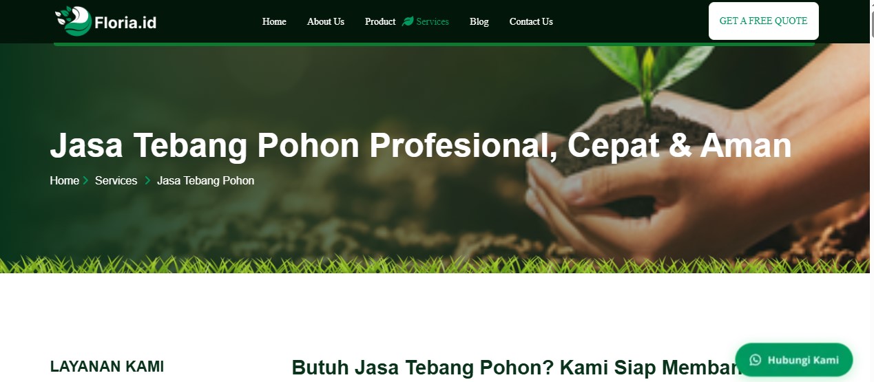 jasa tebang pohon